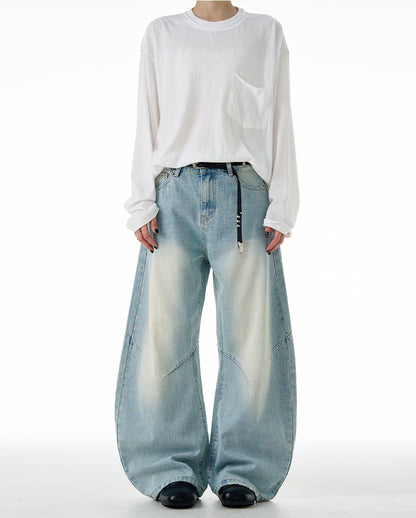 MADWITCH DRAPE WASHED DENIM #CK9615