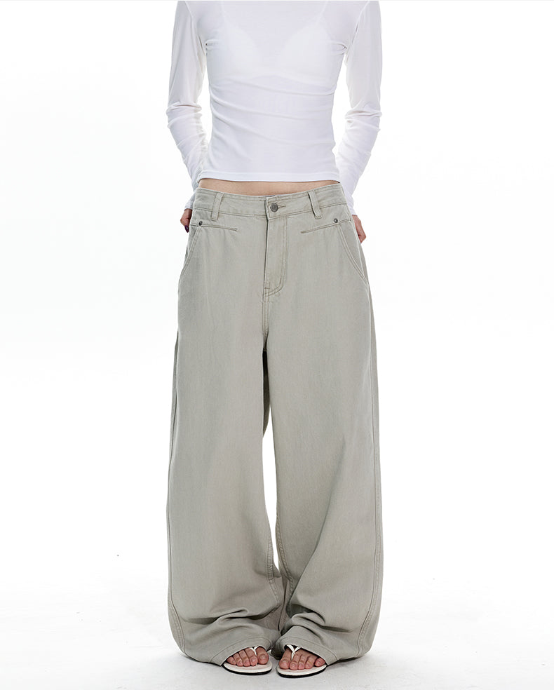 MADWITCH DECONSTRUCTED RELAXED FIT JEANS #CK3599