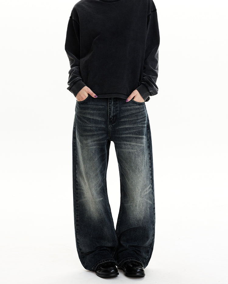 MADWIT CHDARK BLUE WASHED JEANS #CK5568