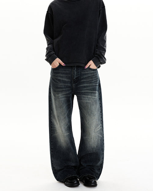 MADWIT CHDARK BLUE WASHED JEANS #CK5568