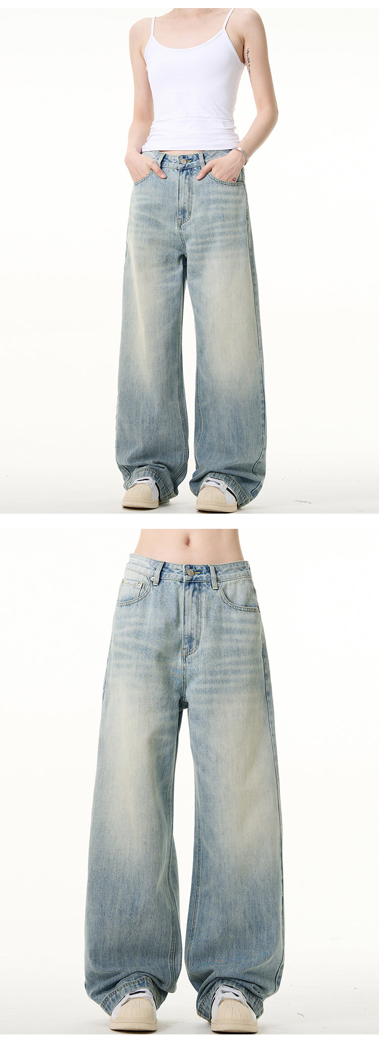 MADWITCH VINTAGE WASHED JEANS #G6386