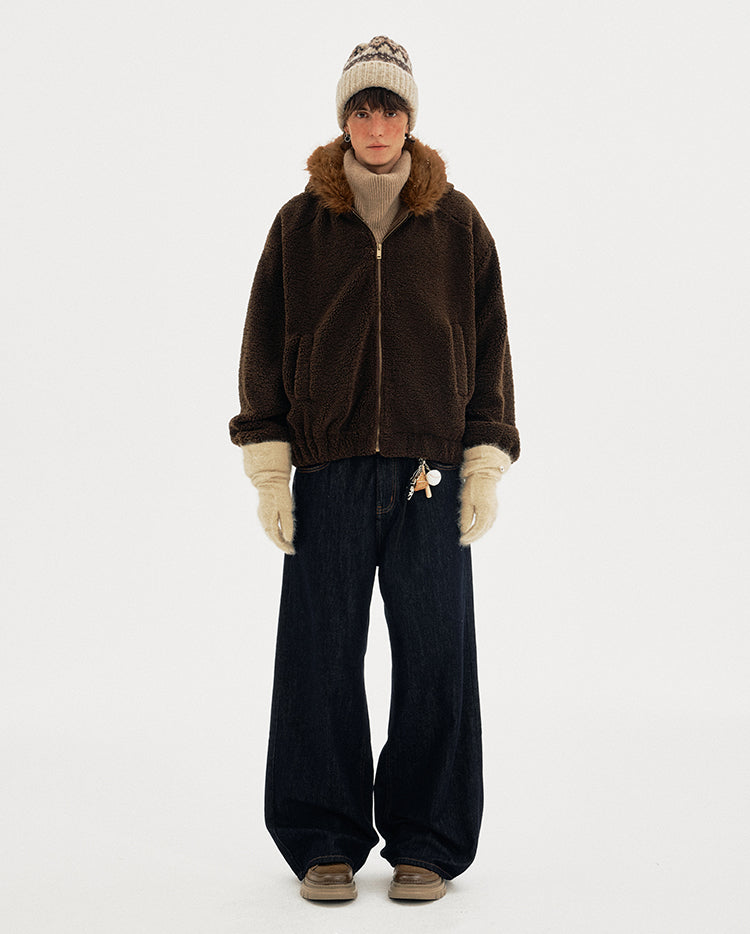 MADWITCH SHEAR HOODED COAT #BBXM026