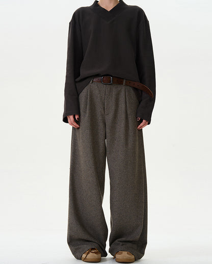 MADWITCH TRADITIONAL LOOSE-FIT CASUAL PANTS #L430