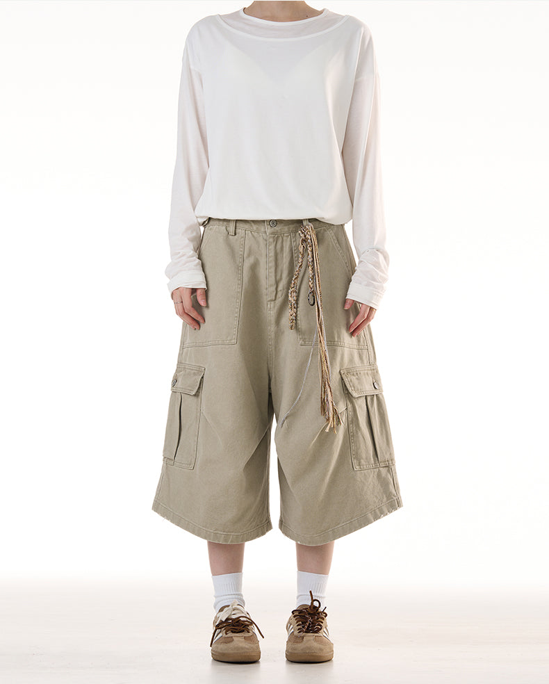 MADWITCH VINTAGE WORKWEAR SHORTS #CK238D