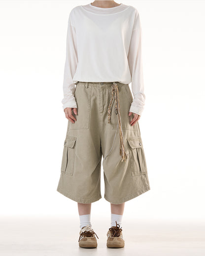 MADWITCH VINTAGE WORKWEAR SHORTS #CK238D