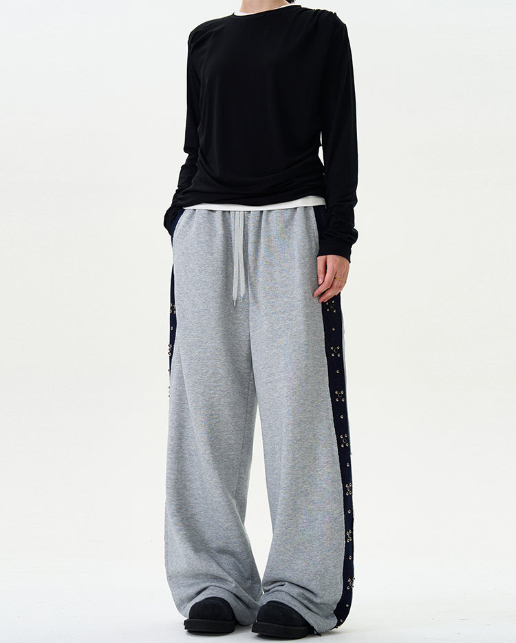 MADWITCH STRIPED CASUAL PANTS #CK6598