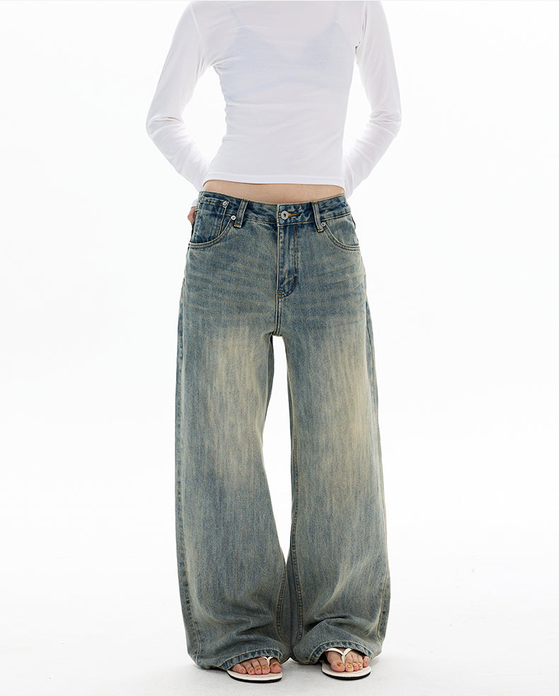 MADWITCH BAMBOO WASH STRAIGHT JEANS #GPC5577N