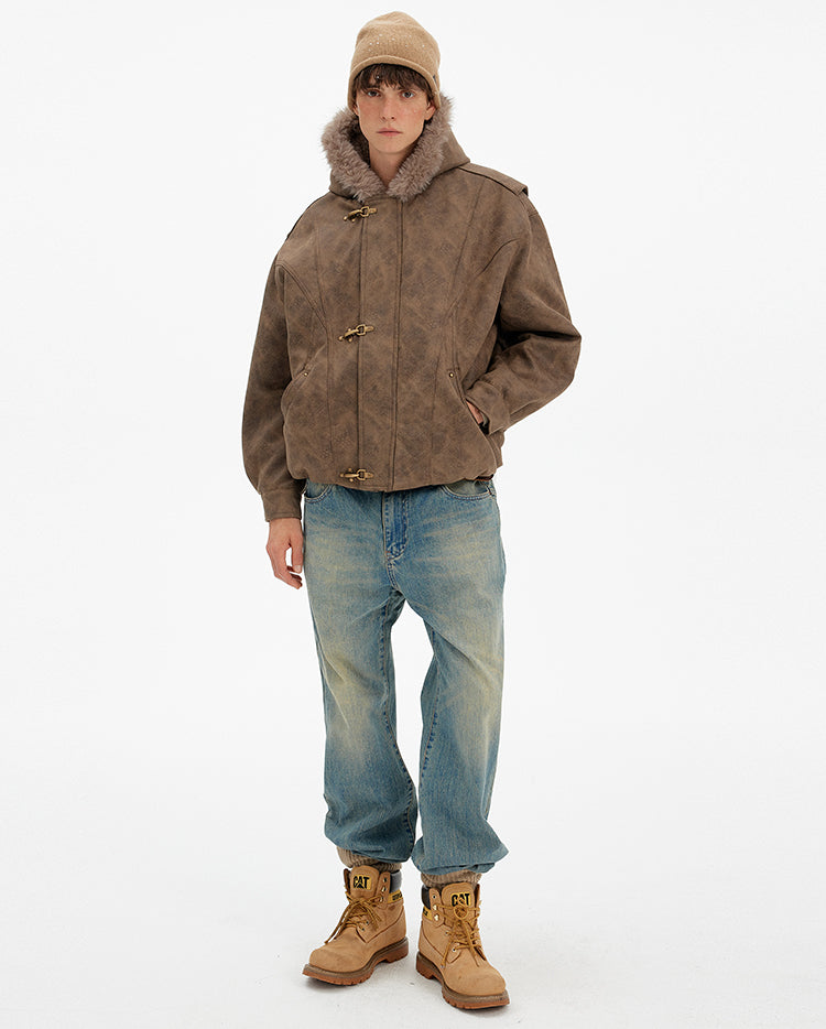 MADWITCH VINTAGE METAL BUTTON PARKA JACKET #990910