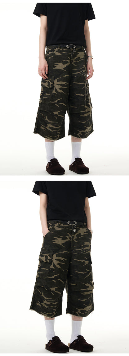 MADWITCH CAMO CARGO SHORTS #DCC766