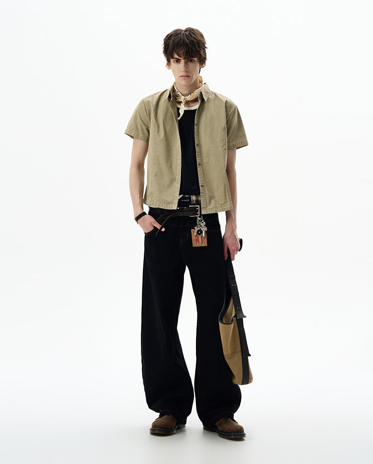 MADWITCH SHORT SLEEVE WORK SHIRT #CW1198N