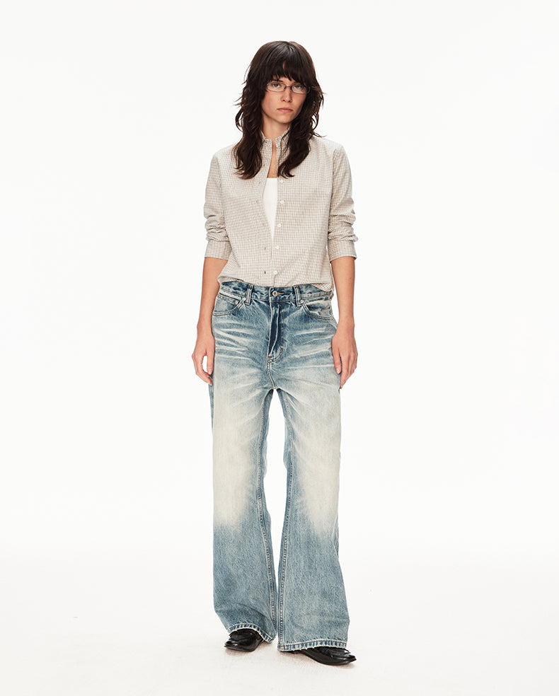 MADWIT VINTAGE STRAIGHT JEANS #GP9783