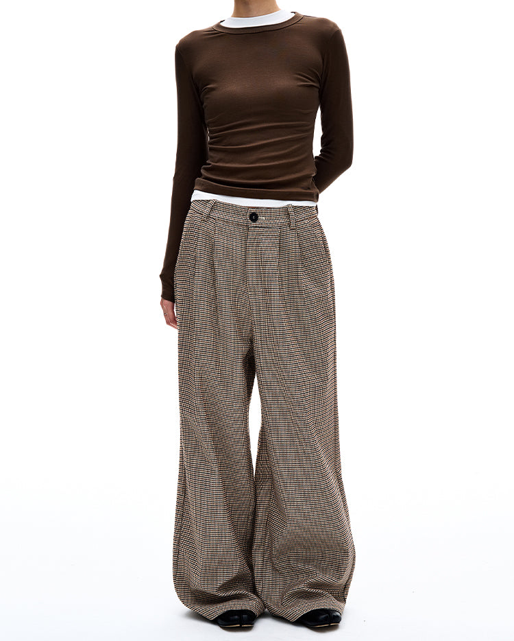 MADWITCH DOGTOOTH PATTERN PANTS #OM6503