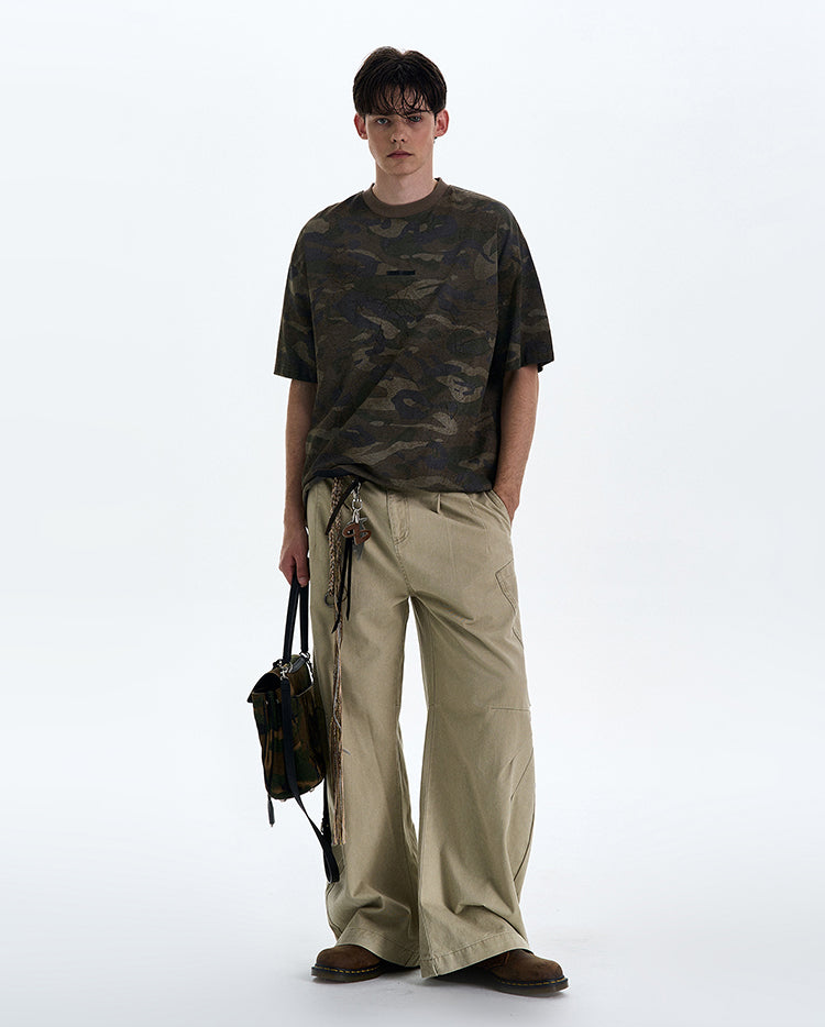 MADWITCH RETRO CAMOUFLAGE T-SHIRT #6932