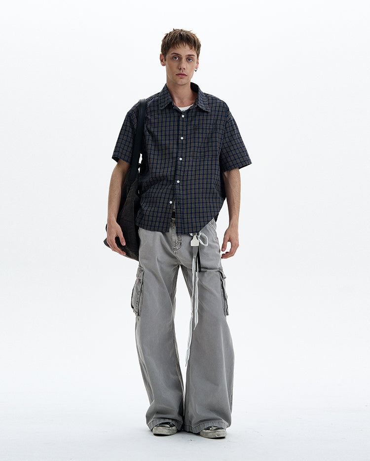 MADWITCH CONTRAST COLLAR SHIRT #CR230/CR232