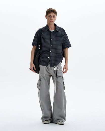 MADWITCH CONTRAST COLLAR SHIRT #CR230/CR232