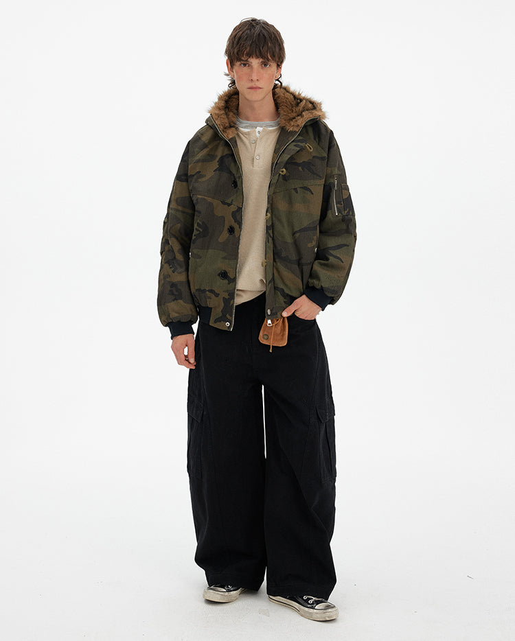 MADWITCH CAMO STREET PARKA JACKET #M1053