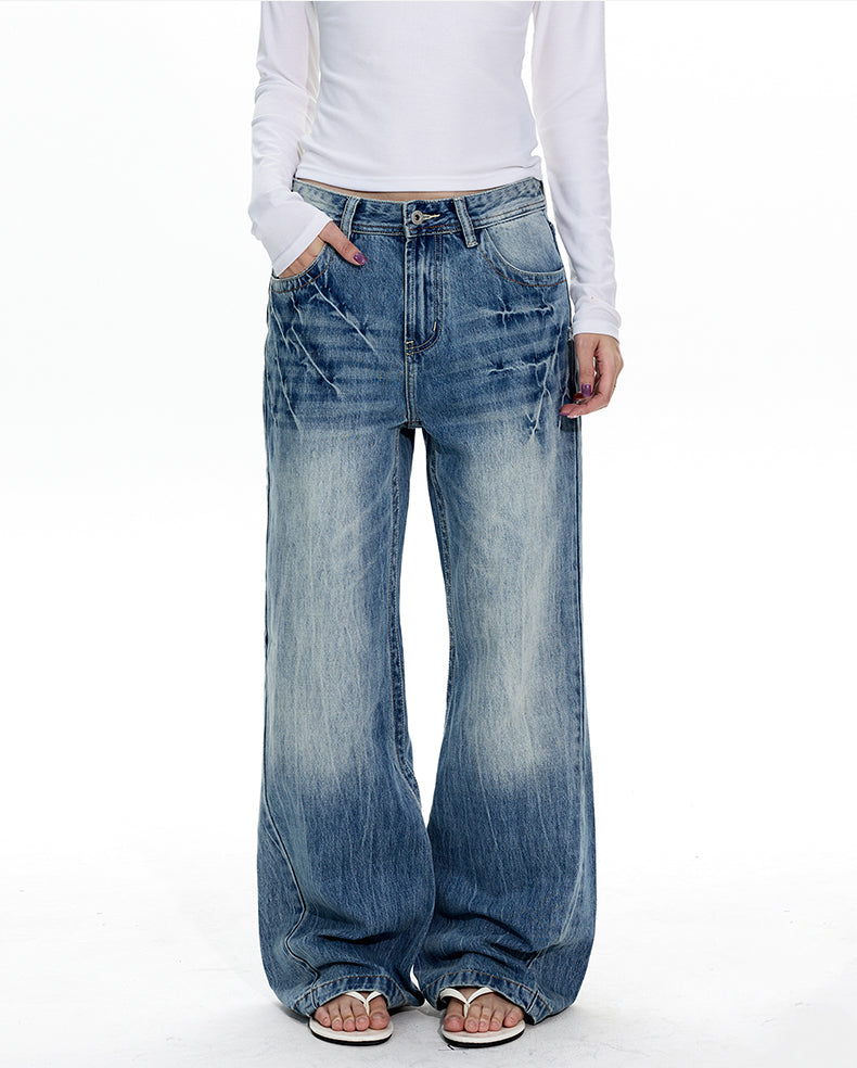 MADWITCH LIGHTNING WASH FLARE JEANS #CN5561