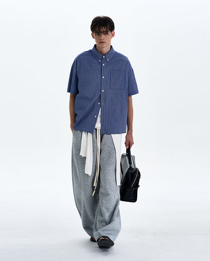 MADWITCH PREPPY PLAID SHIRT #CR216
