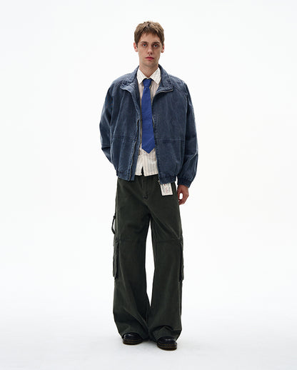 MADWITCH UNISEX DECONSTRUCTED WASHED JACKET #W223