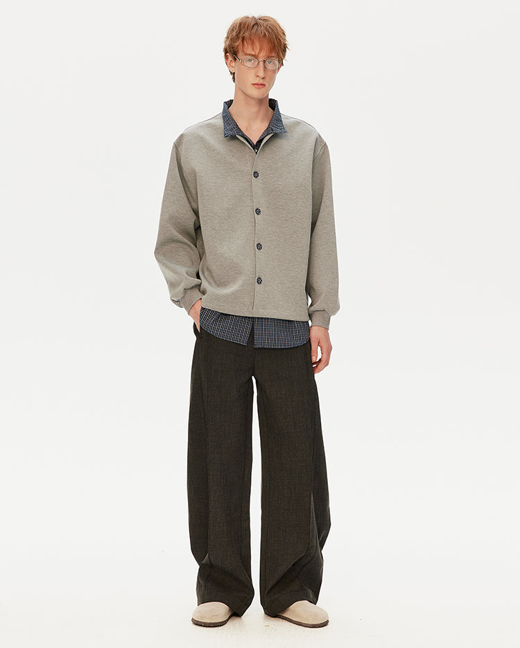 MADWITCH FAUX LAYER SHIRT JACKET #WY726