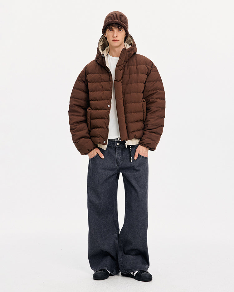 MADWITCH QUILTED HOODED DOWN JACKET #880651