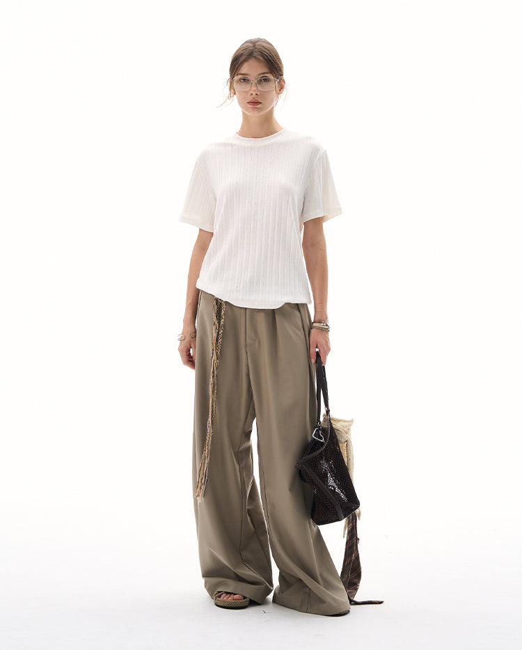 MADWITCH CLASSIC CREW KNIT TSHIRT #R2409