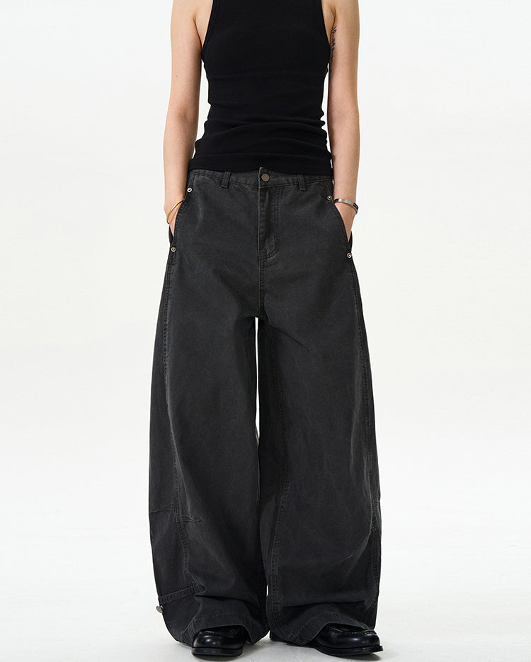 MADWITCH SABER-CUT MINIMALIST CARGO PANTS #WHOA086