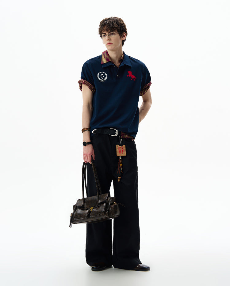 MADWITCH BADGE EMBROIDERED POLO #251388