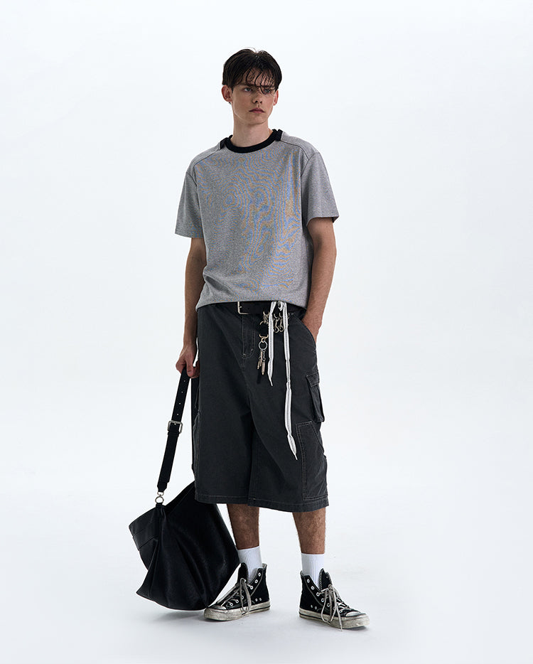 MADWITCH DECONSTRUCTED CASUAL TEE #25089