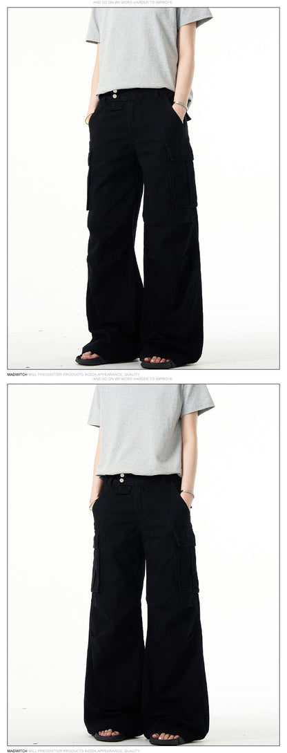 MADWITCH STRAIGHT LEG CASUAL PANTS #WHOA018