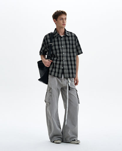 MADWITCH VINTAGE CHECK SHIRT #CR226