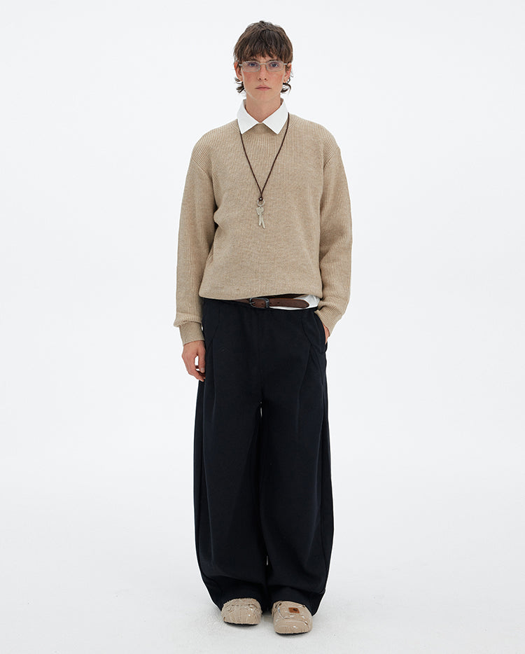 MADWITCH MINIMAL PULLOVER KNIT SWEATER #80390