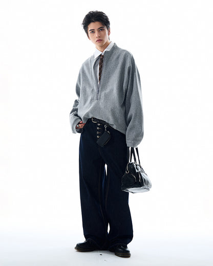 MADWITCH ZIP CLEANFIT SWEATSHIRT #L548