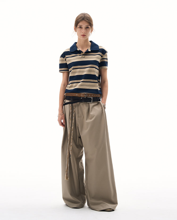 MADWITCH DISTRESSED VINTAGE POLO #G1306