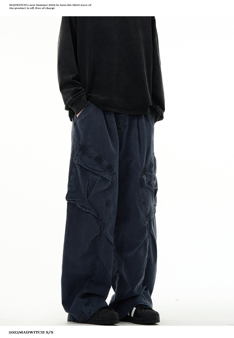 MADWITCH WIDE LEG CASUAL PANTS #KJ6282