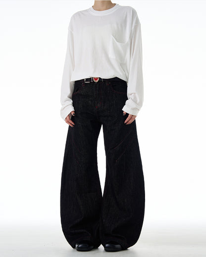 MADWITCH VINTAGE ANKLE-WRAP DENIM #G6697