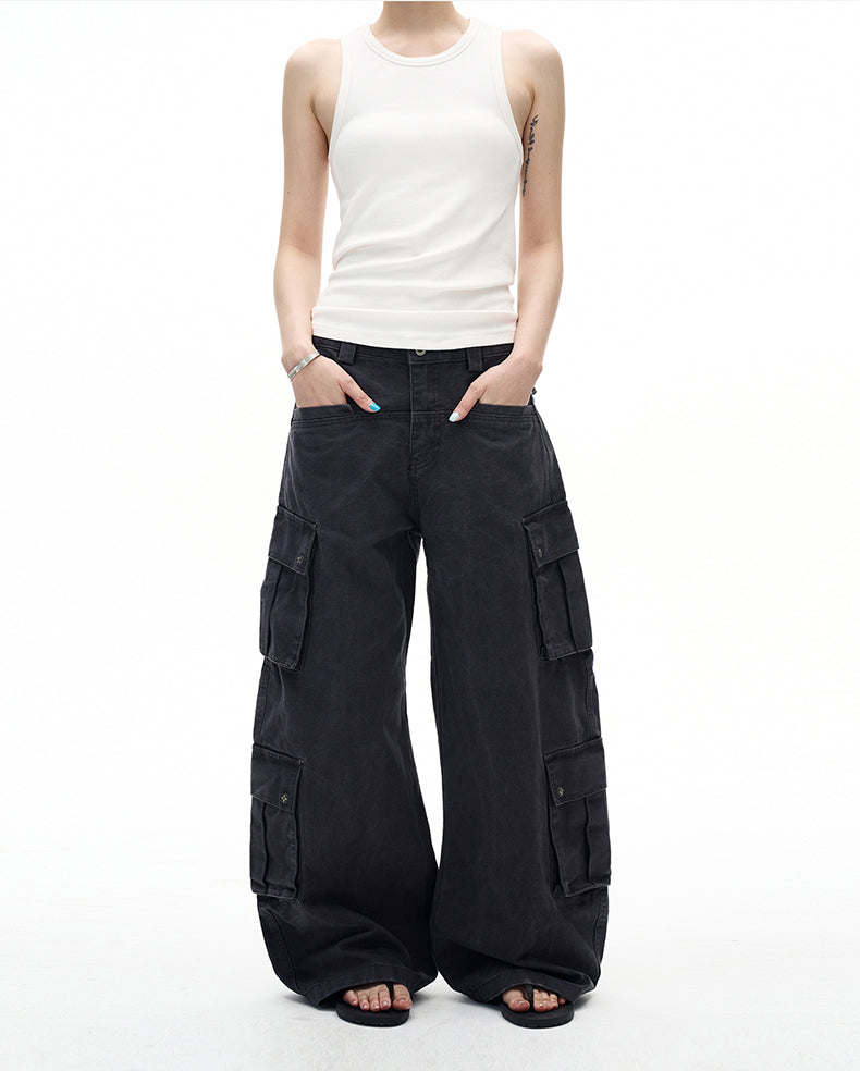 MADWITCH VINTAGE MULTI-POCKET CARGO #L5813