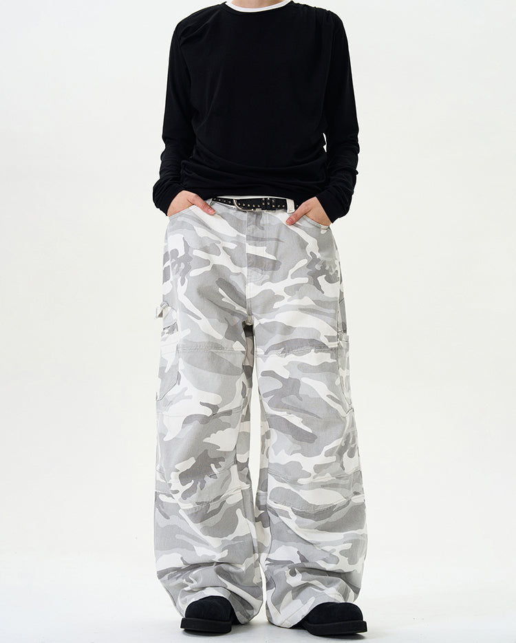 MADWITCH CAMOUFLAGE CARGO DENIM JEANS #58226