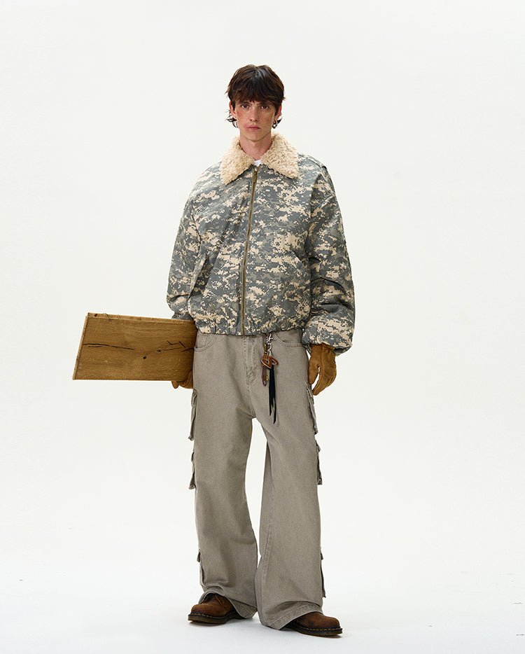 MADWITCH CAMOFLAGE BOMBER JACKET #0194