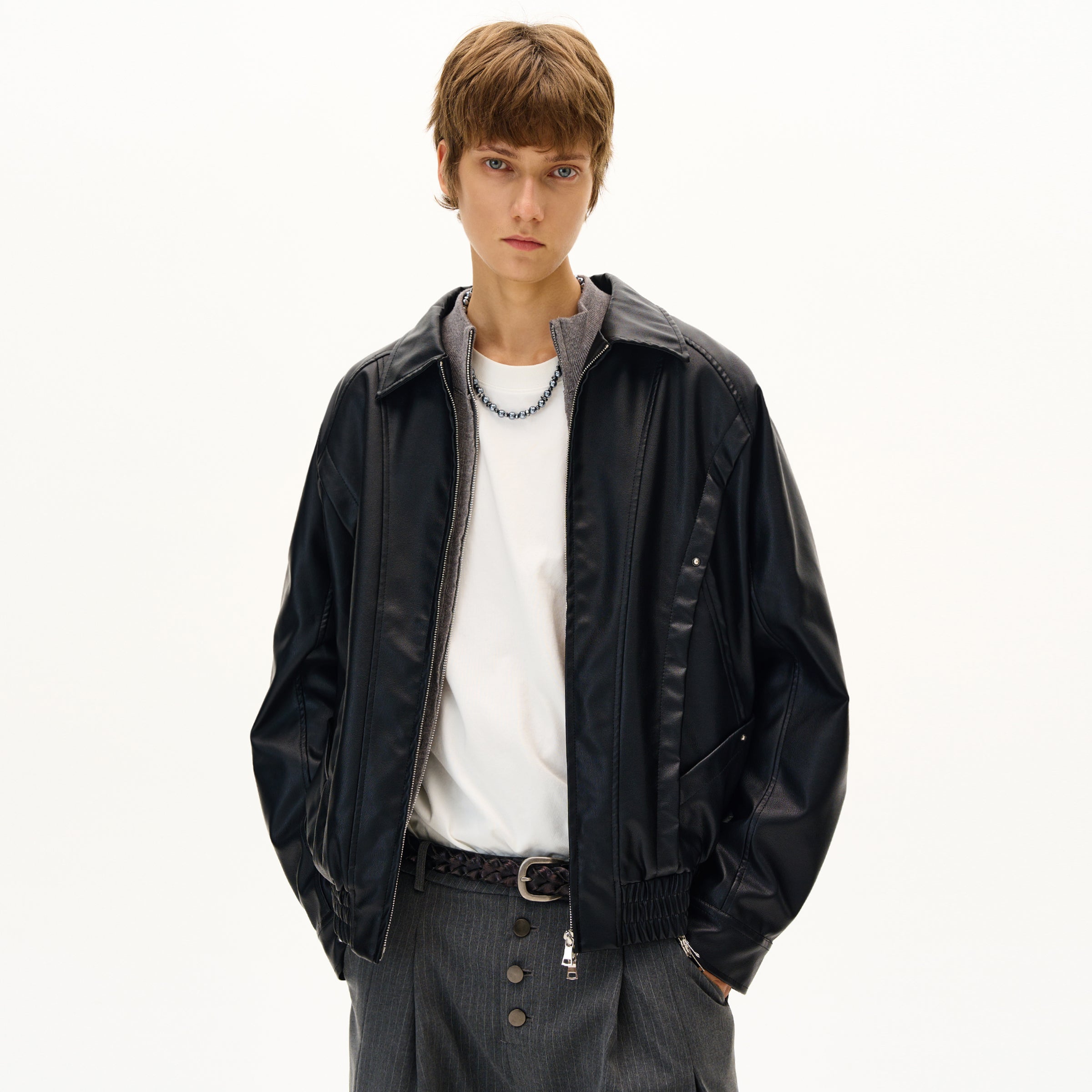 MADWITCH RETRO MOTORCYCLE COAT #C327Q25