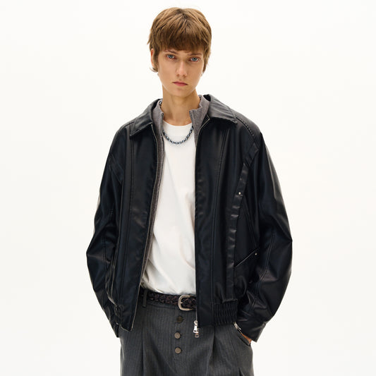 MADWITCH RETRO MOTORCYCLE COAT #C327Q25