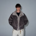 MADWITCH LOOSE FIT FUR-COLLAR JACKET #990213