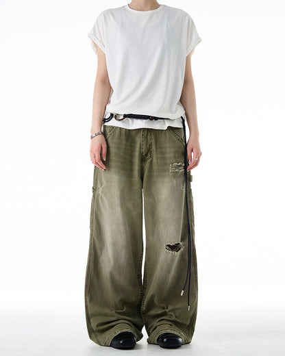 MADWITCH OMBRÉ WASH DENIM PANTS #CK3535