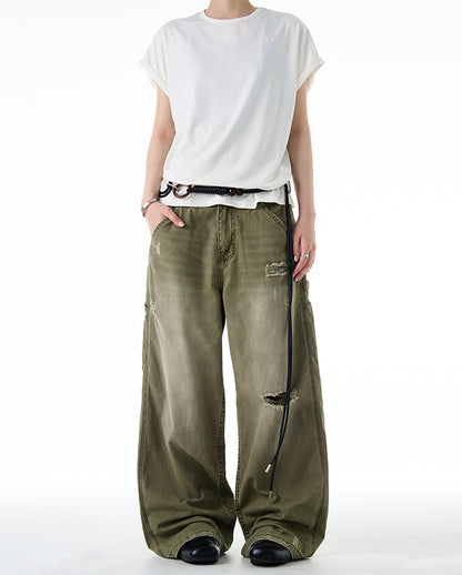 MADWITCH OMBRÉ WASH DENIM PANTS #CK3535