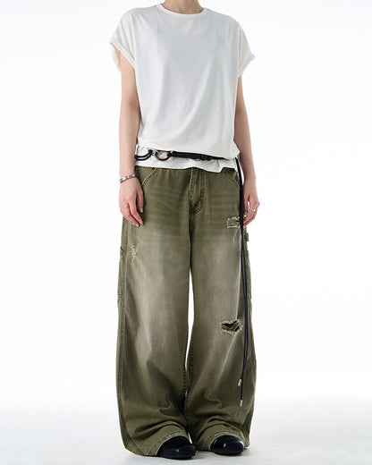 MADWITCH OMBRÉ WASH DENIM PANTS #CK3535