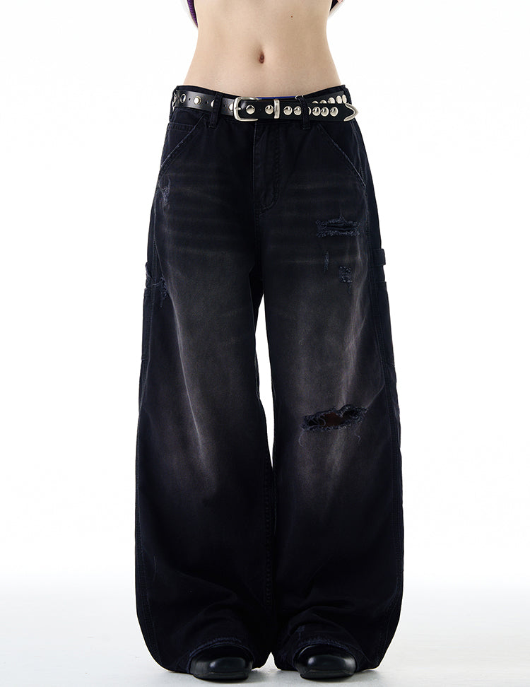 MADWITCH OMBRÉ WASH DENIM PANTS #CK3535
