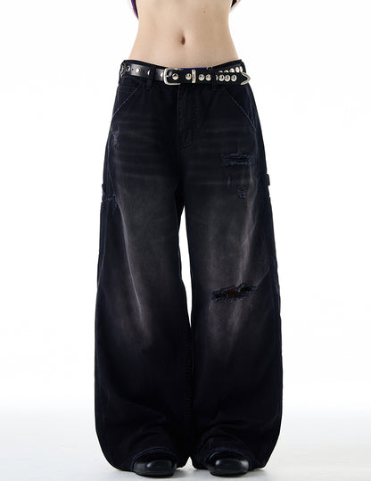 MADWITCH OMBRÉ WASH DENIM PANTS #CK3535