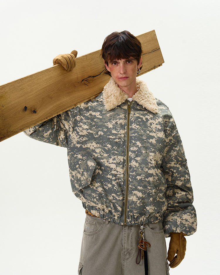 MADWITCH CAMOFLAGE BOMBER JACKET #0194