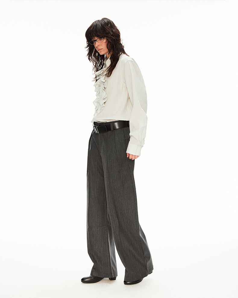 MADWIT DRAPED WIDE TROUSERS #CK6969