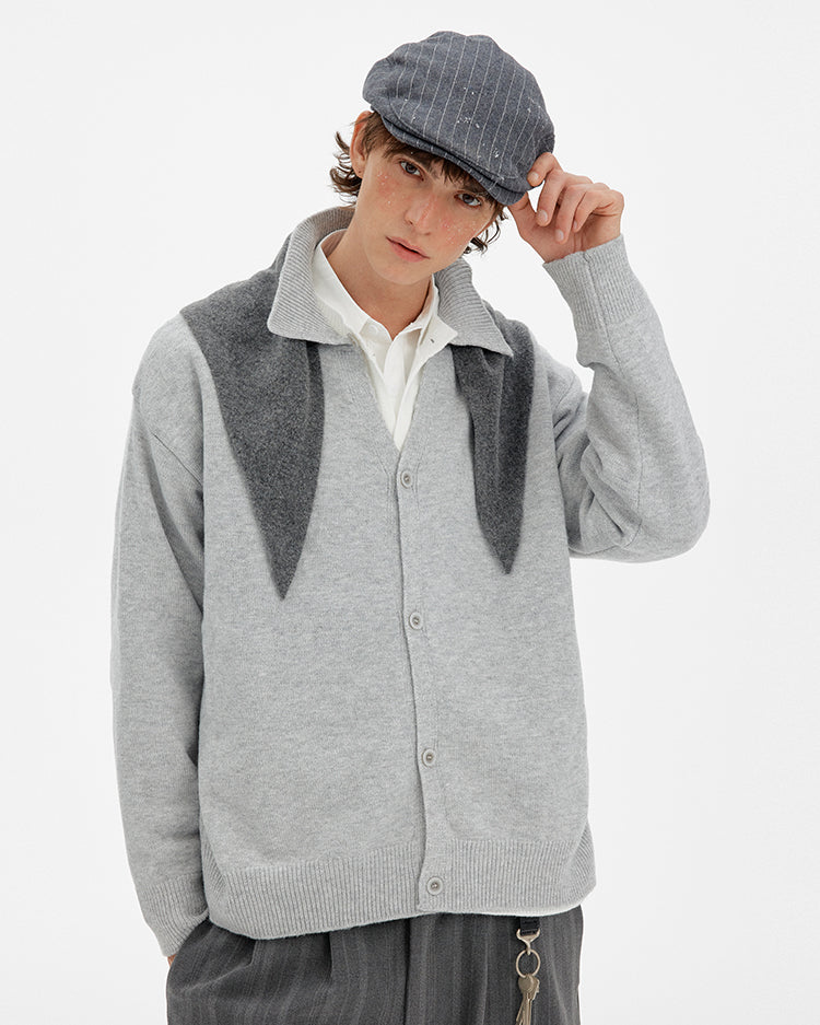MADWITCH RETRO LAYERED COLLAR CARDIGAN #68902